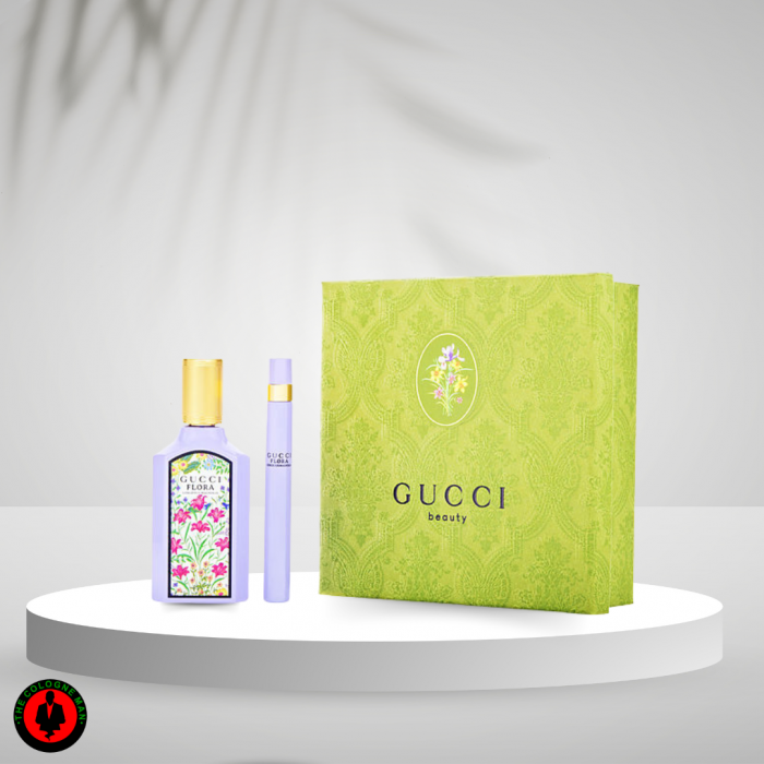 Gucci Flora Gorgeous Magnolia 2PC Gift Set (50ml EDP Spray + 10ml edp Spray)