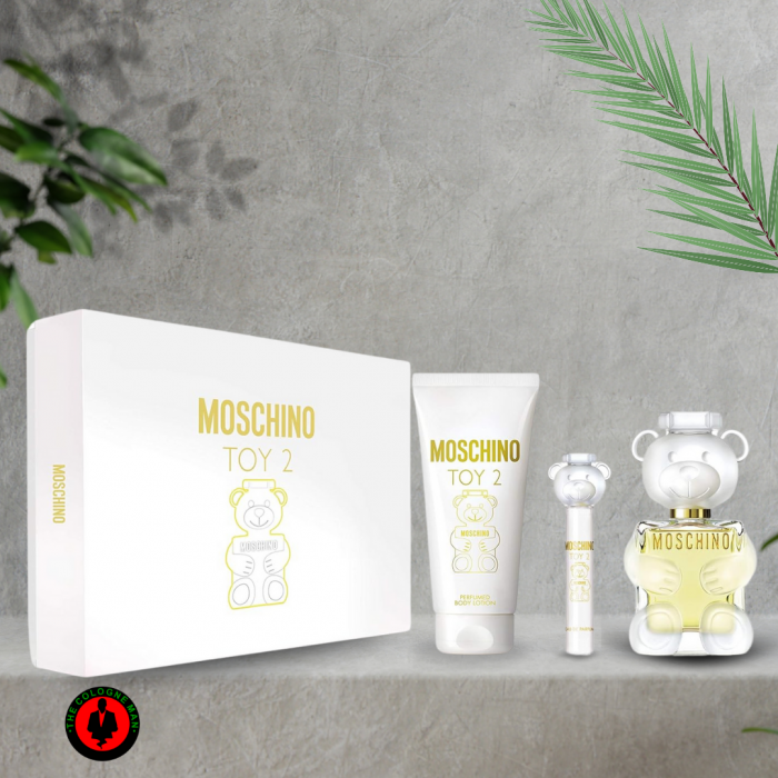 MOSCHINO Toy 2 For Women 3 Piece Set (3.4oz edp sp,3.4oz body lotion,10 ml edp sp)