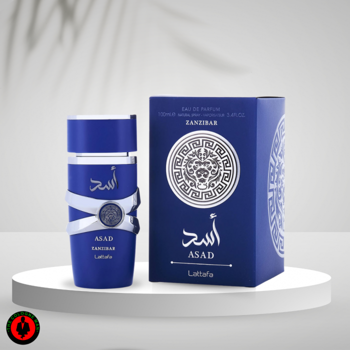 Lattafa Asad Zanzibar For Men EDP SP 3.4 oz (LI FREE)