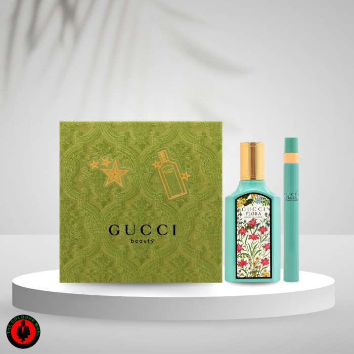 Gucci Flora Gorgeous Jasmine 2pc Gift Set (1.6oz EDP SP,10ml EDP SP)