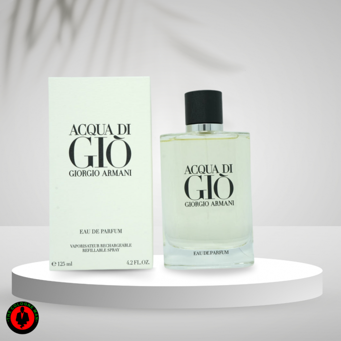 Acqua Di Gio For Men EDP SP 4.2oz (LI FREE)(Refillable)