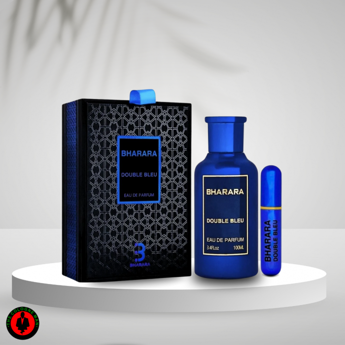 Bharara Double Bleu For Men EDP SP 3.4oz (LI FREE)(WITH ATOMIZER)