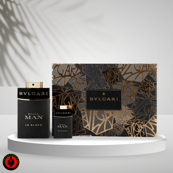 Bvlgari Man In Black 2PC Gift SET EDP (3.4oz edp sp, 15ml edp sp)