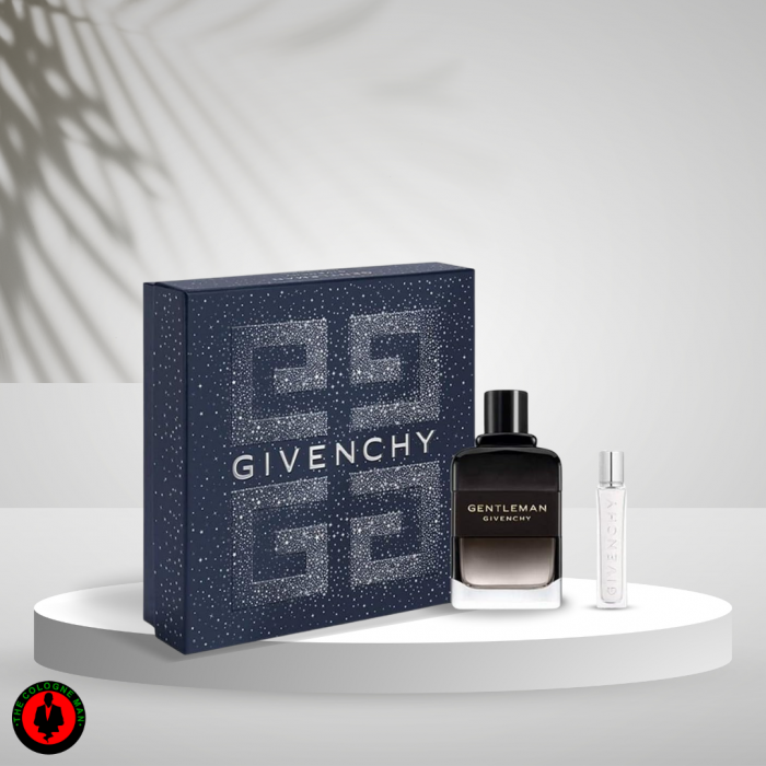 Givenchy Gentleman Boisee 2pc Gift Set for Men (3.4 Oz Eau De Parfum Spray + 0.42 Oz Eau De Parfum Travel Spray)