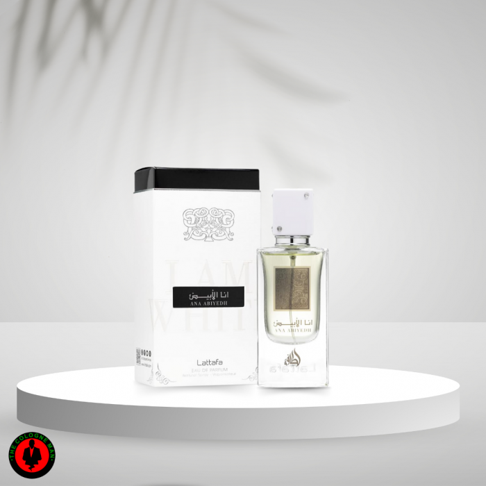 Lattafa Ana Abiyedh White Poudree For Unisex EDP SP 2.04oz(LI FREE)