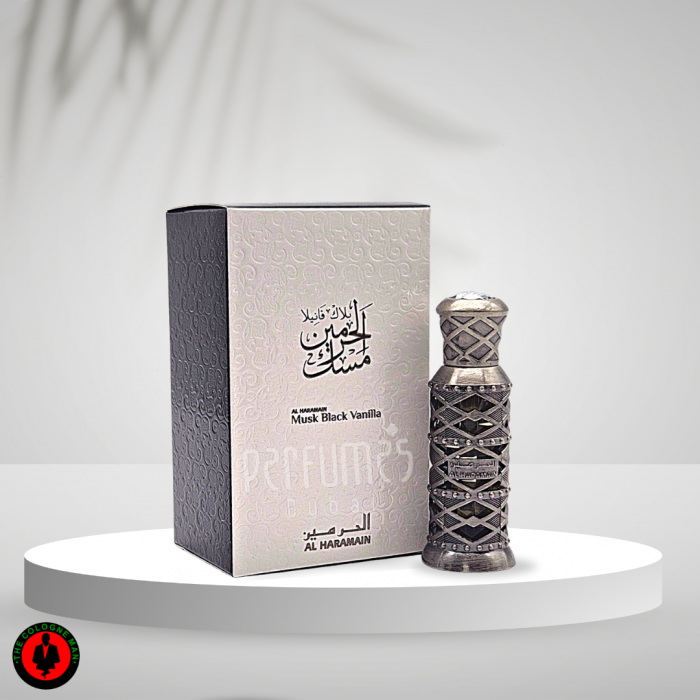 Al Haramain Musk Black Vanila Concentrated Perfume Oil 12ml For Unisex