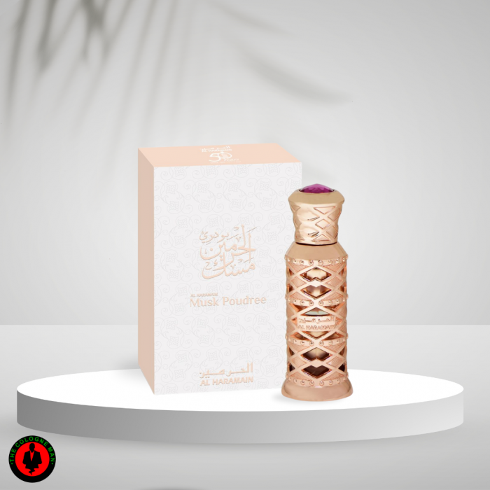 Al Haramain Musk Poudree Concentrated Perfume Oil 12ml For Unisex