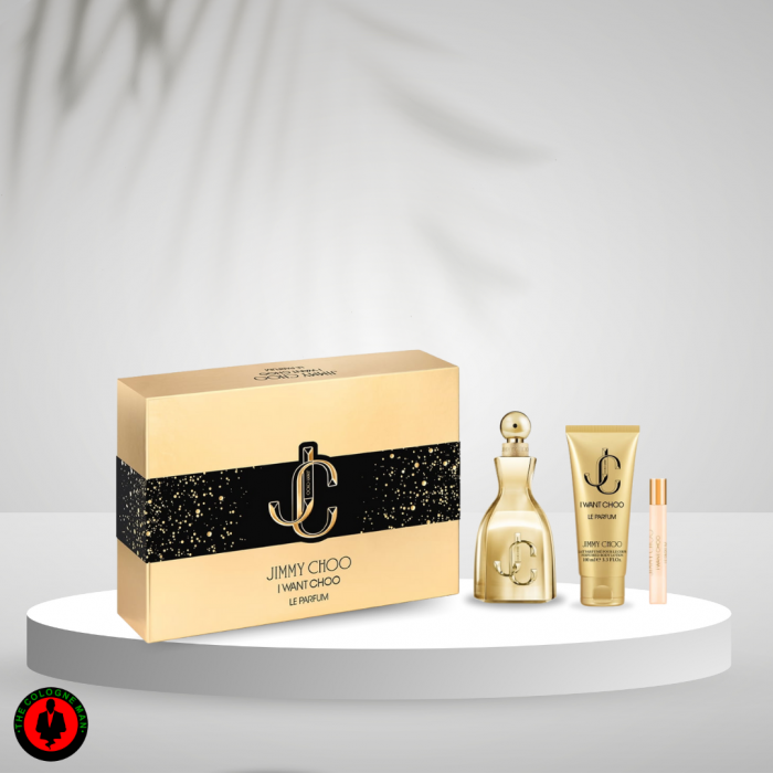 Jimmy Choo I Want Choo Le Parfum 3PC Women Set (Hard Box)