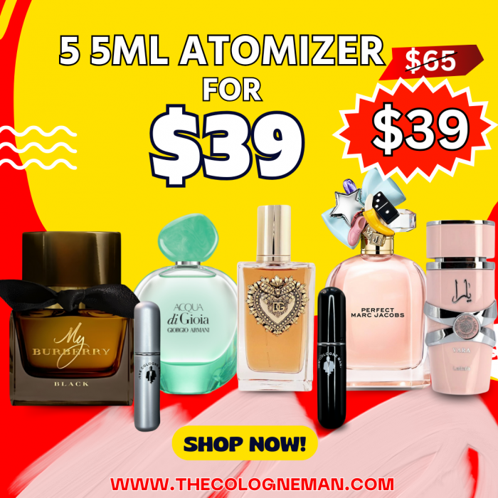 The Cologne Man - Buy 3 5ml Atomizer Get 2 Free For Women